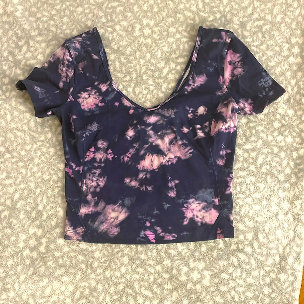Lululemon Purple Crop Top